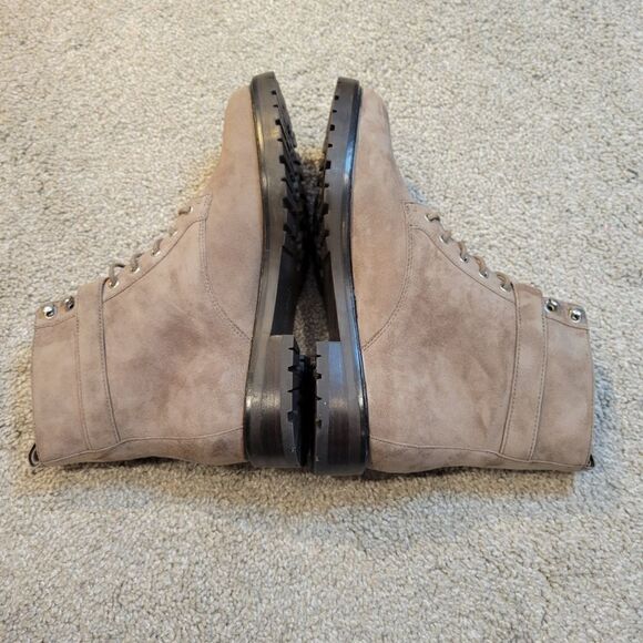 LAUREN RALPH LAUREN Suede Lace-Up Ankle Boots Size 8.5 - Picture 7 of 9